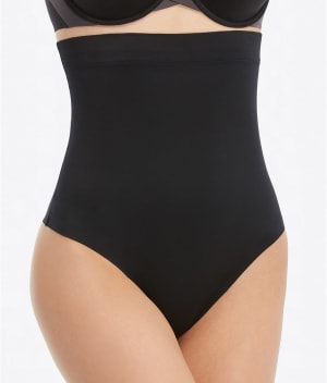 Suit Your Fancy High-Waist Shaping Thong: undefined