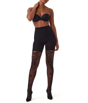 Tight-End Floral Tights: undefined