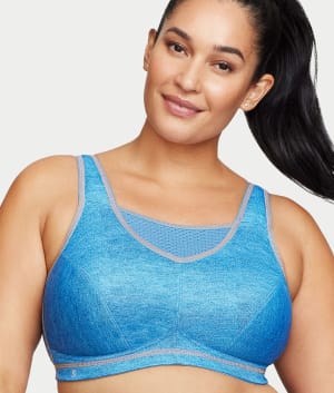 No-Bounce Cami Elite Wire-Free Sports Bra: undefined