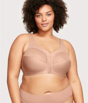 Magiclift Natural Shape Front-Close Wire-Free Bra: undefined