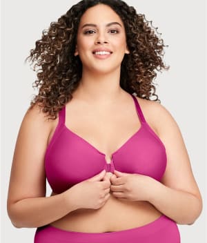 WonderWire Front-Close Smoothing Bra: undefined