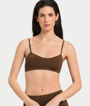 Touch Feeling Cropped Bralette: undefined