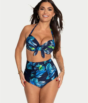 Palermo Padded Halter Bikini Top: undefined