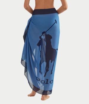 Pony Long Pareo Cover-Up: undefined