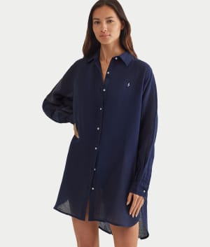 Boyfriend Shirt Cover-Up: undefined