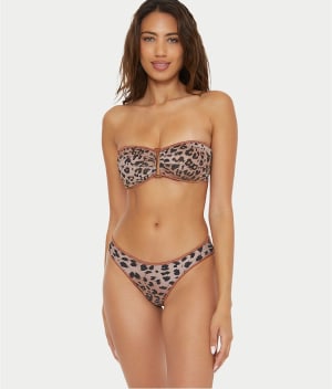 Zanzibar River Bandeau Bikini Top: undefined