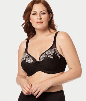 Ella Embroidered Bra: undefined