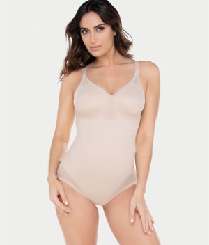 Sexy Sheer Extra Firm Control Bodysuit: undefined