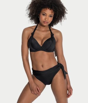 St Kitts Side Tie Fold-Over Bikini Bottom: undefined