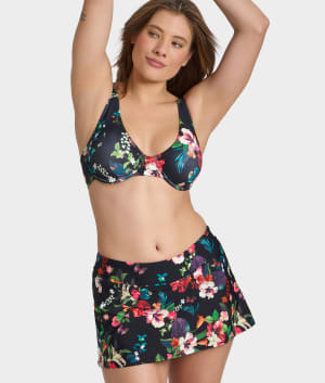 Sporty Skirted Bikini Bottom: undefined