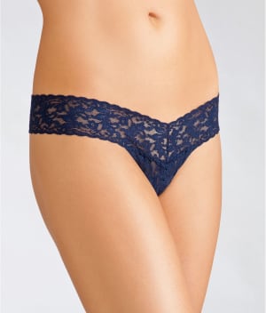 Signature Lace Petite Low Rise Thong: undefined