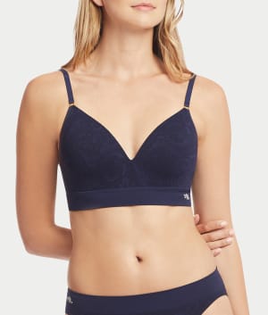 Paisley Wire-Free Bra: undefined