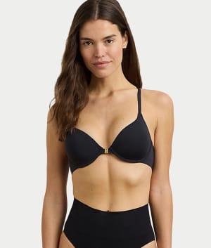 Luxe Smoothing Front-Close T-Shirt Bra: undefined