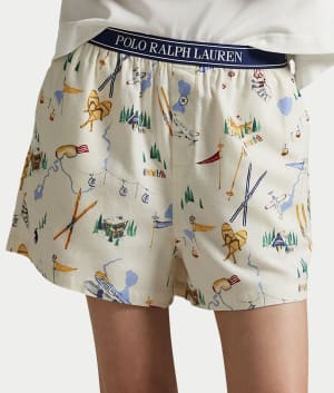 Traveler Ski Print Boxer: undefined