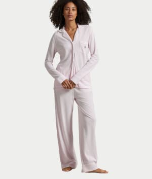 Oxford Knit Madison Pajama Set: undefined