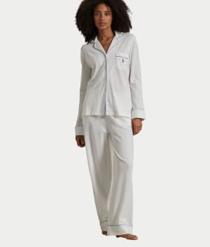 Oxford Knit Madison Pajama Set: undefined
