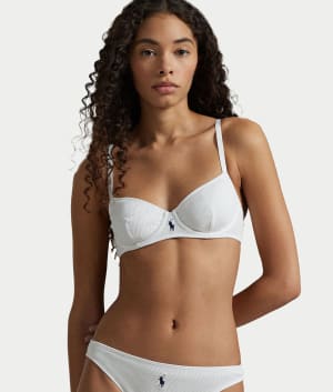Modern Rib Demi Bra: undefined