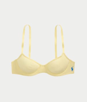 Colorful Cotton Unlined Demi Bra: undefined