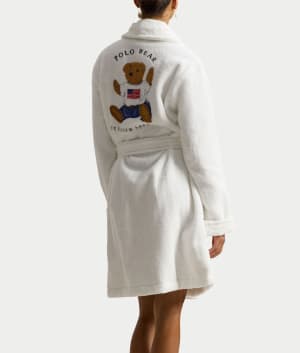 Cotton Woven Shawl Short Robe: undefined