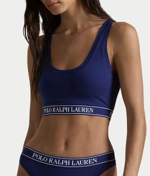 Essentials Cropped Tank Bra: undefined