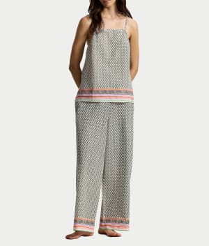 Sleep Tunic Woven Pajama Set: undefined