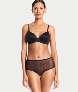 Monogram Sheer Modern Brief: undefined