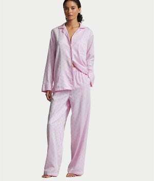 The Madison Woven Pajama Set: undefined