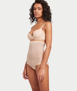 Tulle Control High-Waist Brief: undefined