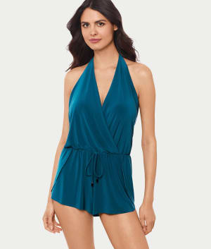 Solid Bianca One-Piece Romper: undefined