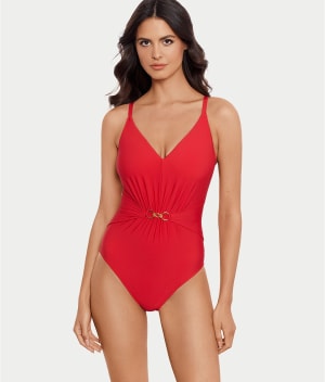 Chain Link Gianna Underwire One-Piece: undefined
