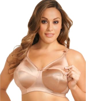 Keira Side Support Wire-Free Nursing Bra: undefined