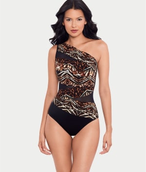 Tribal Tigress Jena One-Piece: undefined