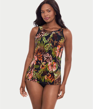 Botanico Ursula Underwire Tankini Top: undefined