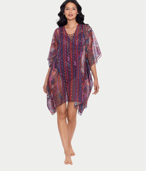 Dynasty Caftan Cover-Up: undefined