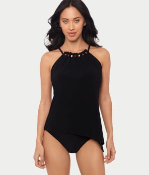 Moonstone Regina Tankini Top: undefined