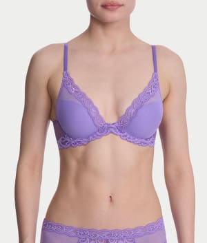 Feathers Plunge Bra: undefined