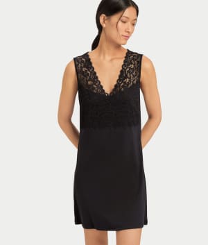 Moments V-Neck Cotton Tank Nightgown: undefined