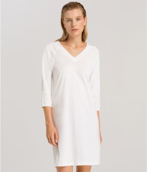 Pure Essence V-Neck Cotton Nightgown: undefined