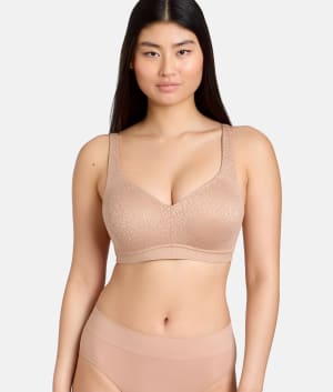 Inside Job™ Side Support Wire-Free Bra: undefined