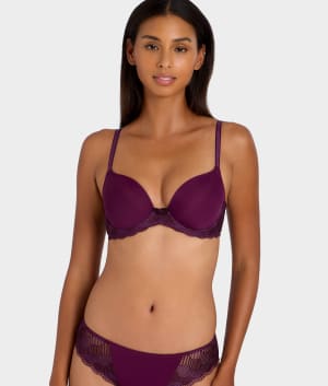 La Femme Plunge T-Shirt Bra: undefined