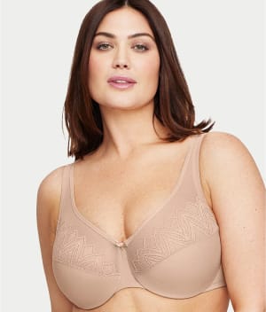 WonderWire Full Figure Minimizer Bra: undefined