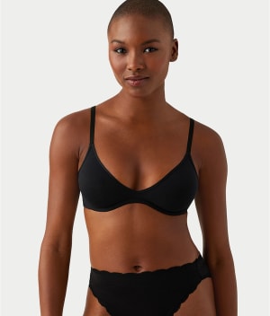 Cotton To A Tee Scoop Bra: undefined