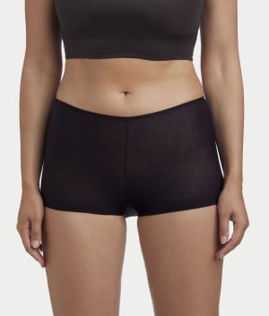 Cotton Modal Boyshort: undefined