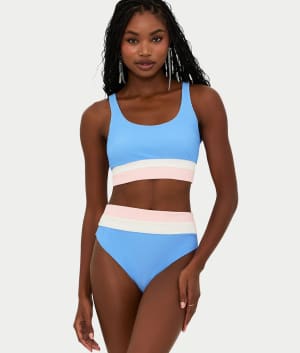 Heidi High-Waist Bikini Bottom: undefined