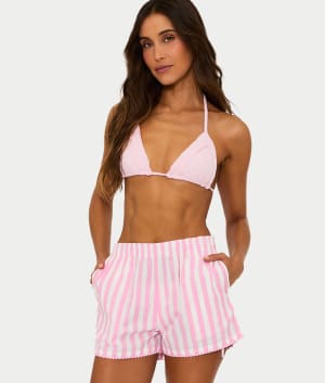 Tia Woven Lounge Shorts: undefined