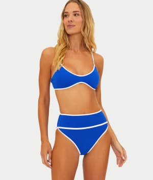 High-Waist Carlotta Bikini Bottom: undefined