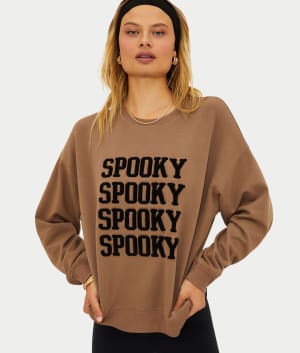 Devyn Spooky Oversized Sweatshirt: undefined