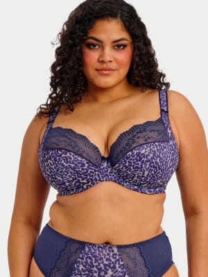Lucie Side Support Plunge Bra: undefined