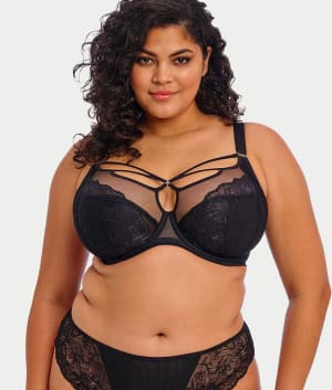 Brianna Cage Plunge Bra: undefined