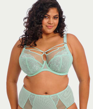 Brianna Cage Plunge Bra: undefined